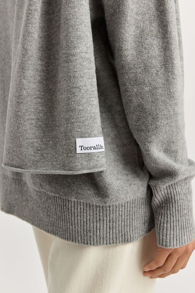 Toorallie Extra Fine Merino Scarf | Light Ash
