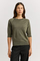 Toorallie Extrafine Raglan Sleeve Top | Kale