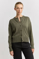 Toorallie Fine Knit Cardigan | Kale