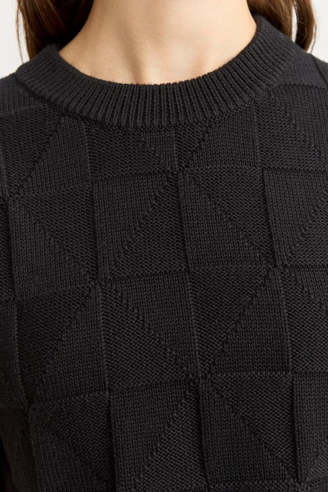 Toorallie Tile Stitch Tank | Black