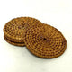 Lombok Antik Brown Set 4 Coasters