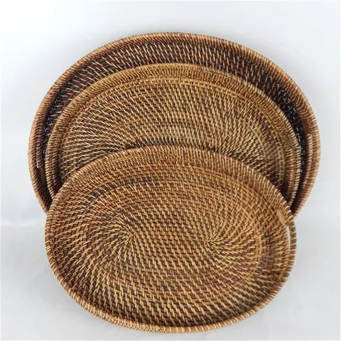 Lombok Oval Trays | Antik Brown