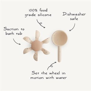 Mushie Bath Play Set | Water Wheel