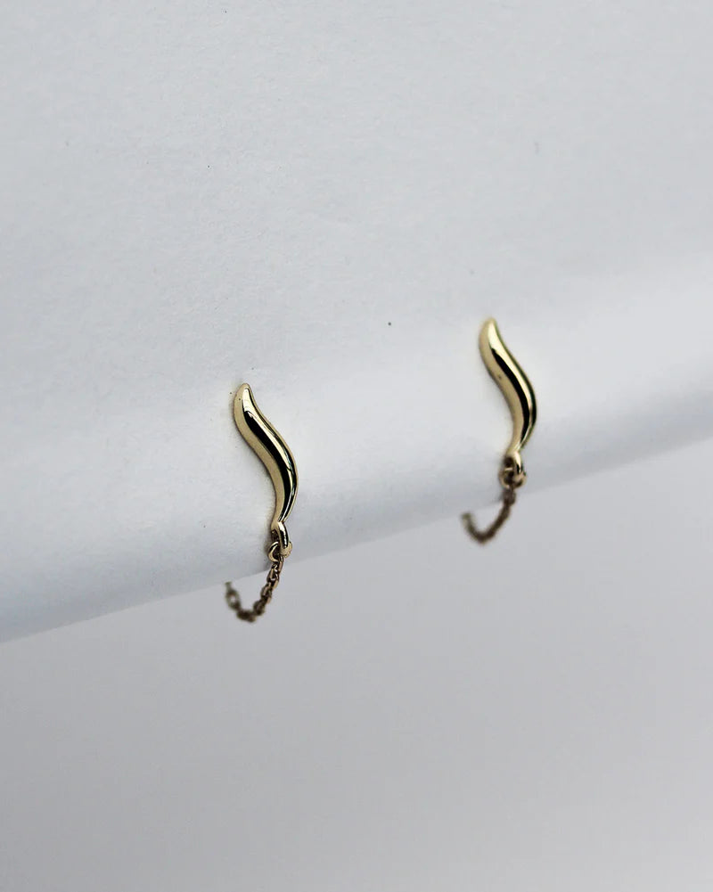 F+H Studios | Wave Chain Studs