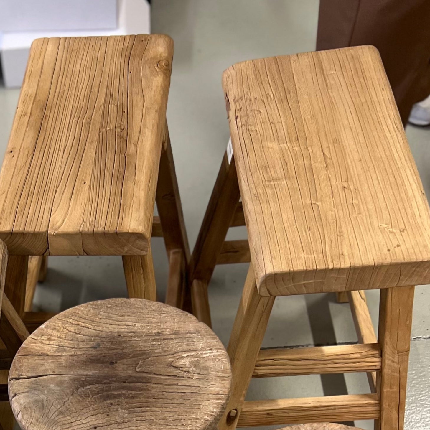Wooden Stool - Side Table