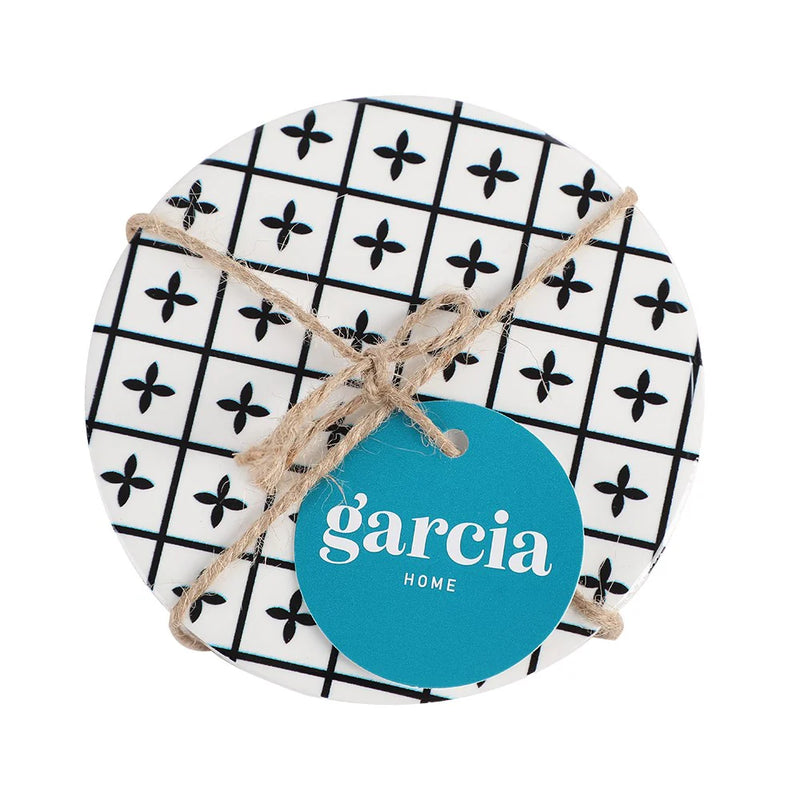 Zion Round Ceramic Coaster | S4