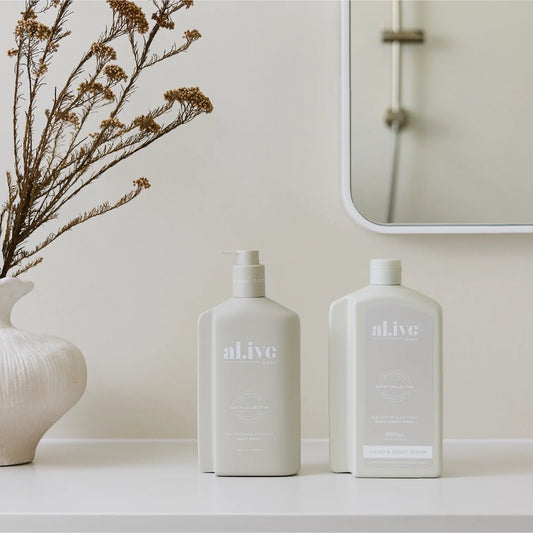 al.ive Body | Wash Refill 1ltr - Sea Cotton & Coconut