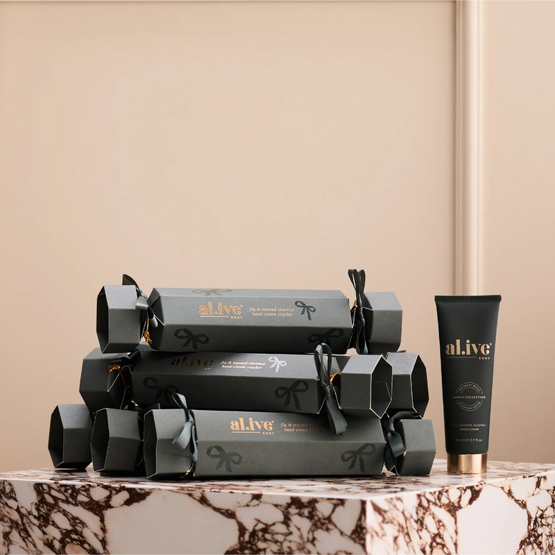 al.ive | Hand Cream Cracker Set - Fig & Toasted Chestnut