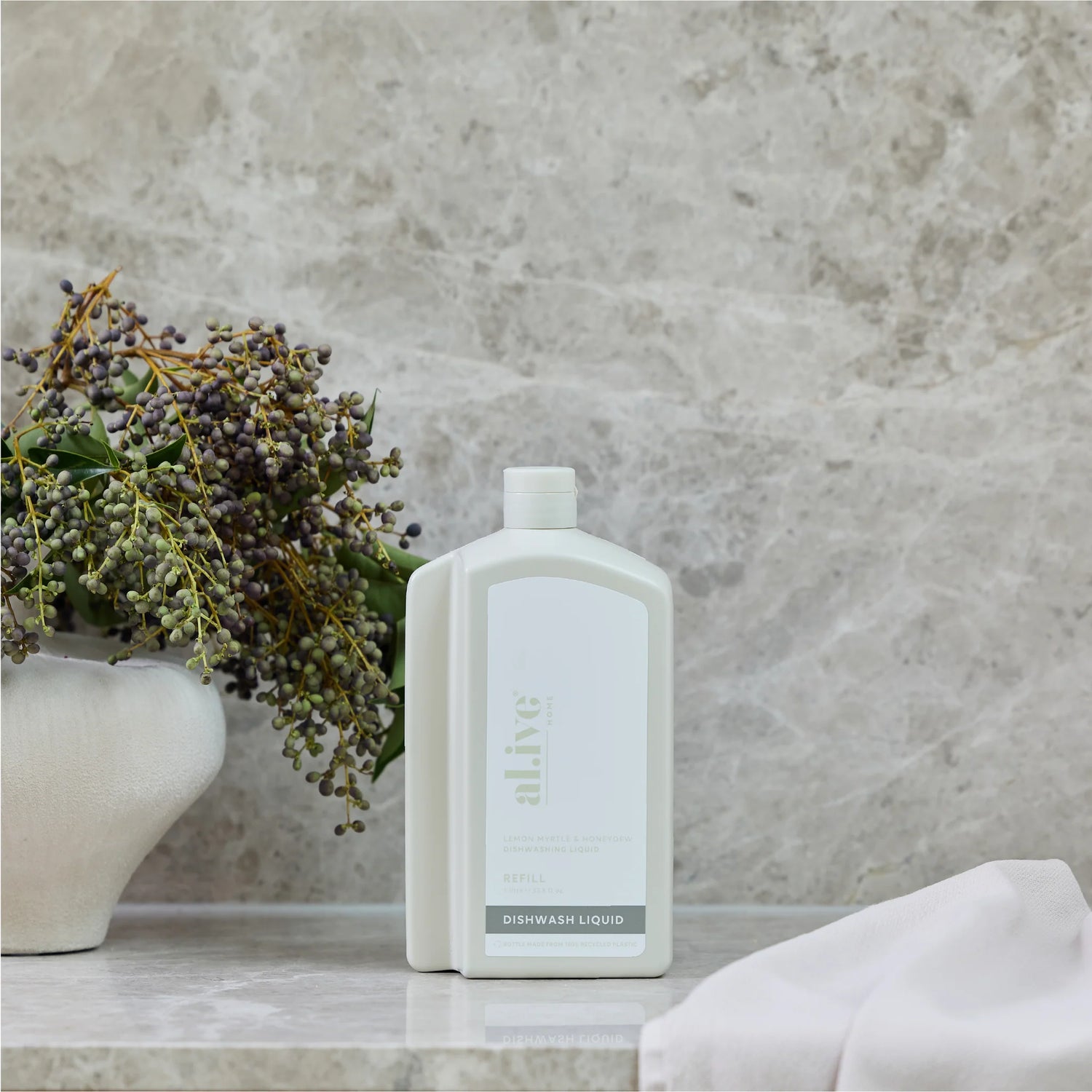 al.ive Home | 1LT Dishwash Refill - Lemon Myrtle & Honeydew