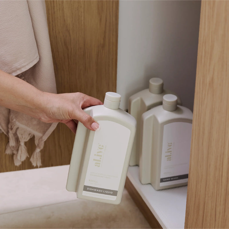 al.ive Home | 1LT Dishwash Refill - Lemon Myrtle & Honeydew