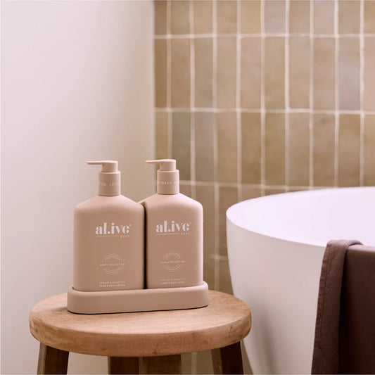al.ive Body| Wash & Lotion Duo - Apricot & Sweet Fig