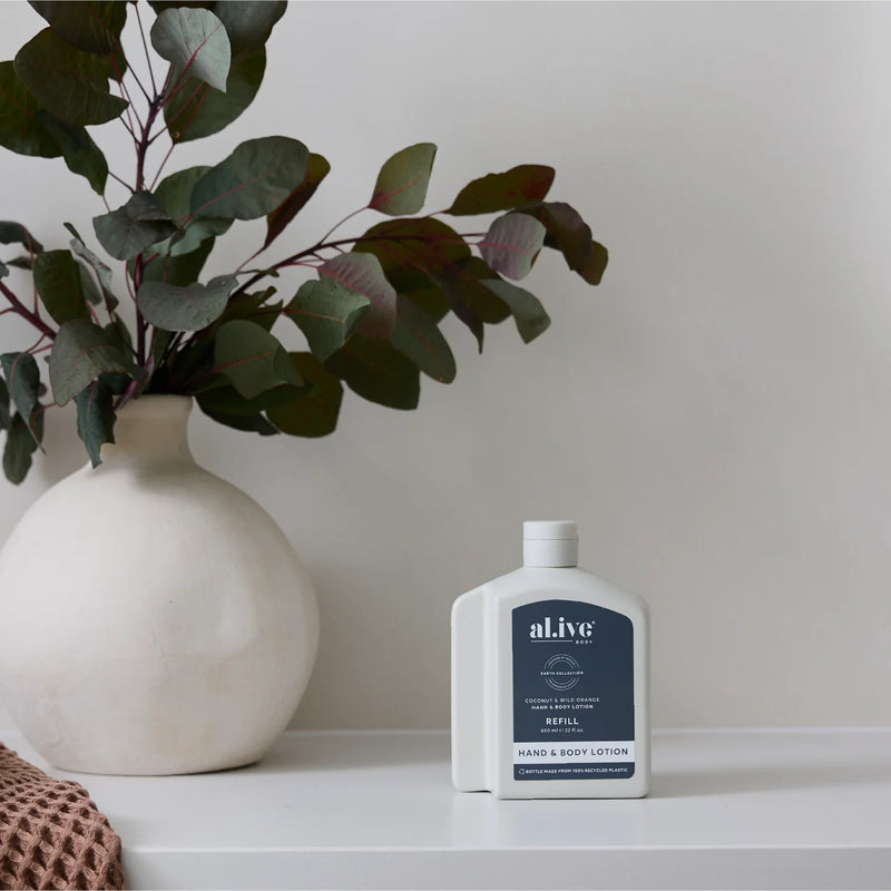 Al.ive Body Lotion Refill | Coconut & Wild Orange - 650ml