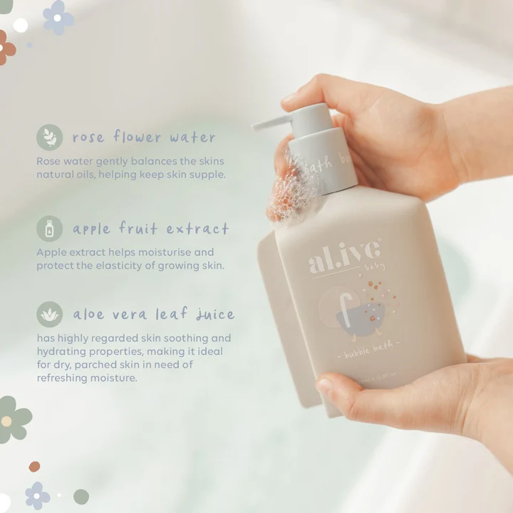 al.ive Baby | Apple Blossom Baby Bubble Bath