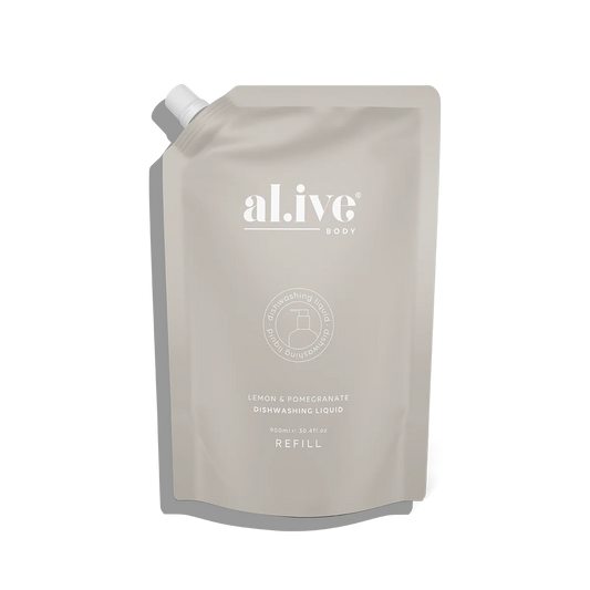 al.ive Home | 900ml Dish Wash Refill - Lemon & Pomegranate