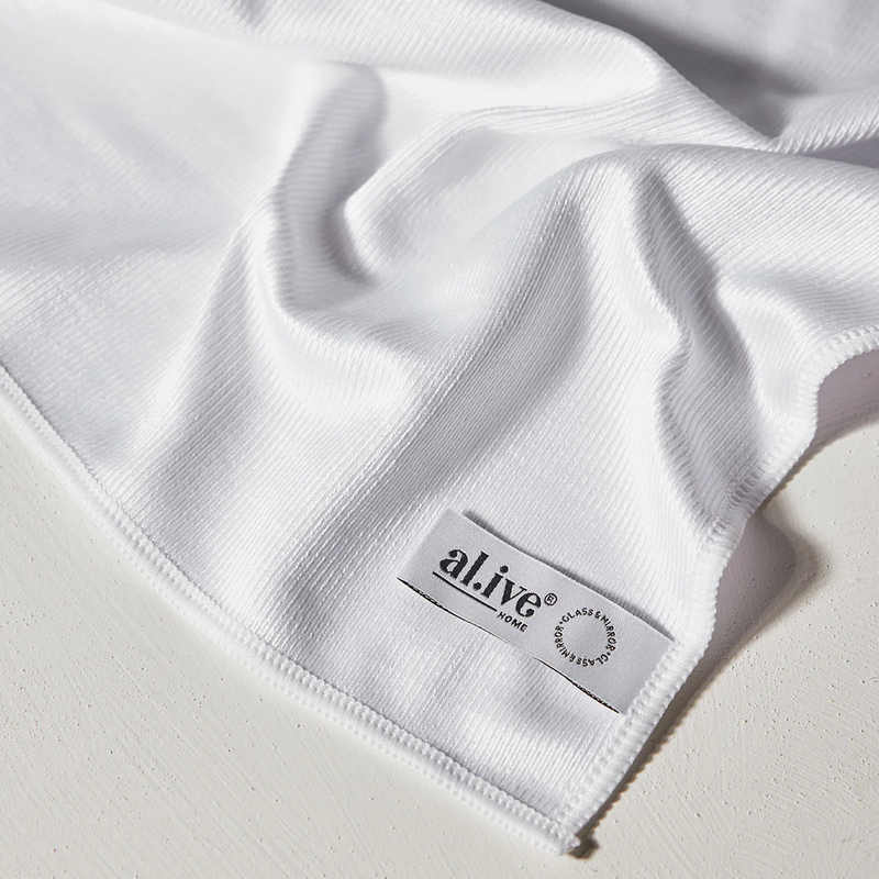 al.ive Home| Glass & Mirror Microfibre Cloth