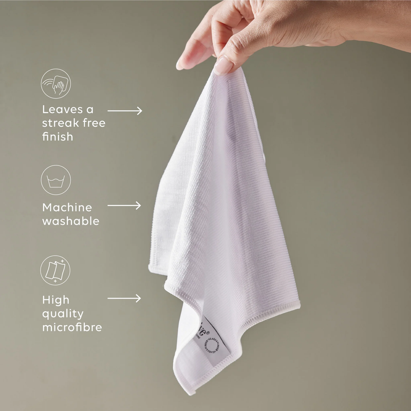 al.ive Home| Glass & Mirror Microfibre Cloth