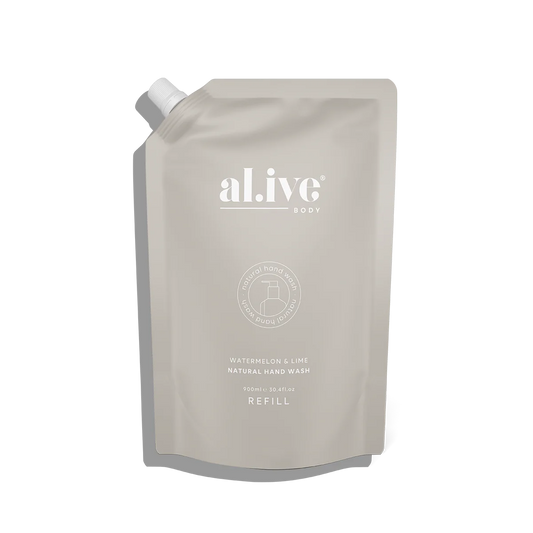 al.ive Home | 900ml Hand Wash Refill - Watermelon & Lime
