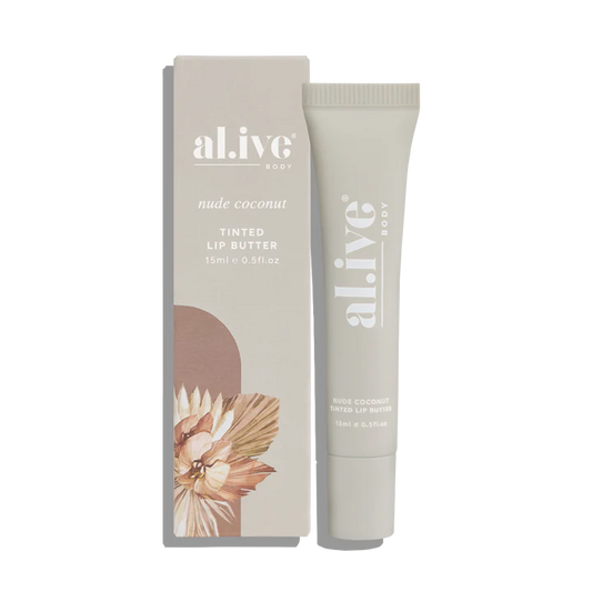 al.ive Body | Tinted Lip Butter - Nude Coconut