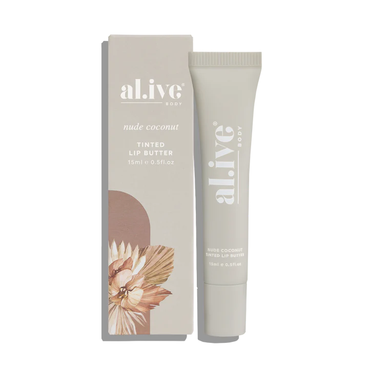 al.ive Body | Tinted Lip Butter - Nude Coconut