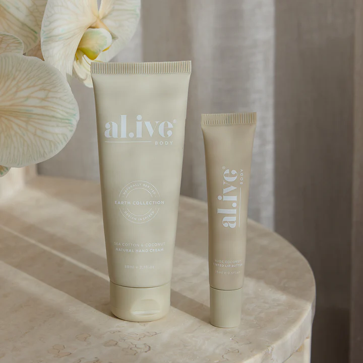 al.ive Body | Tinted Lip Butter - Nude Coconut