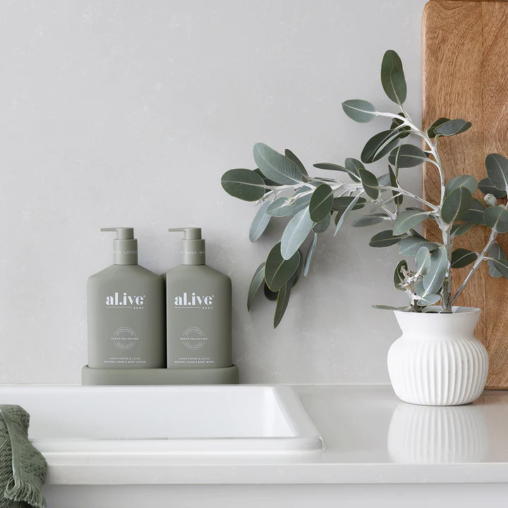 al.ive Body | Wash & Lotion Duo - Green Pepper & Lotus