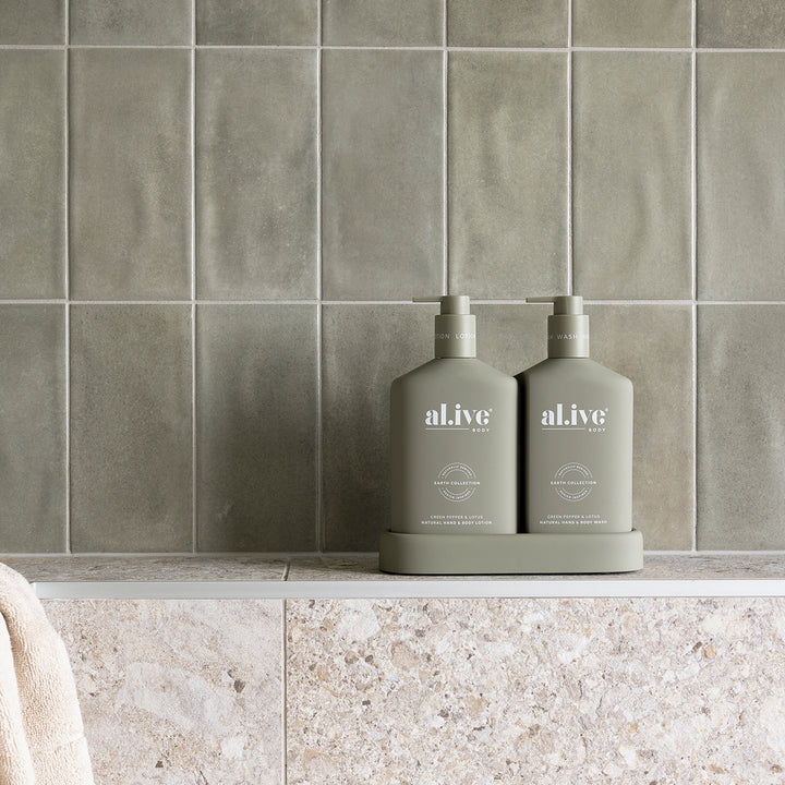 al.ive Body | Wash & Lotion Duo - Green Pepper & Lotus