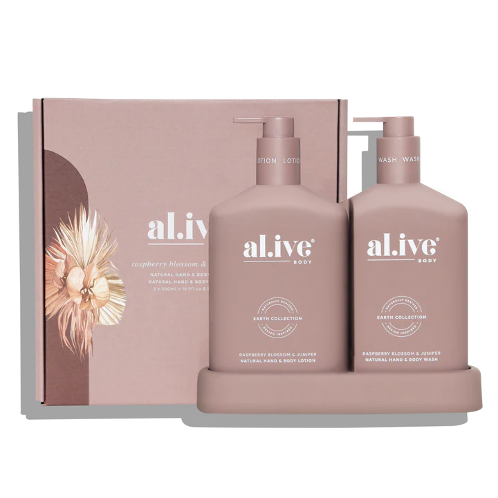 al.ive Body | Wash & Lotion Duo - Raspberry Blossom & Juniper