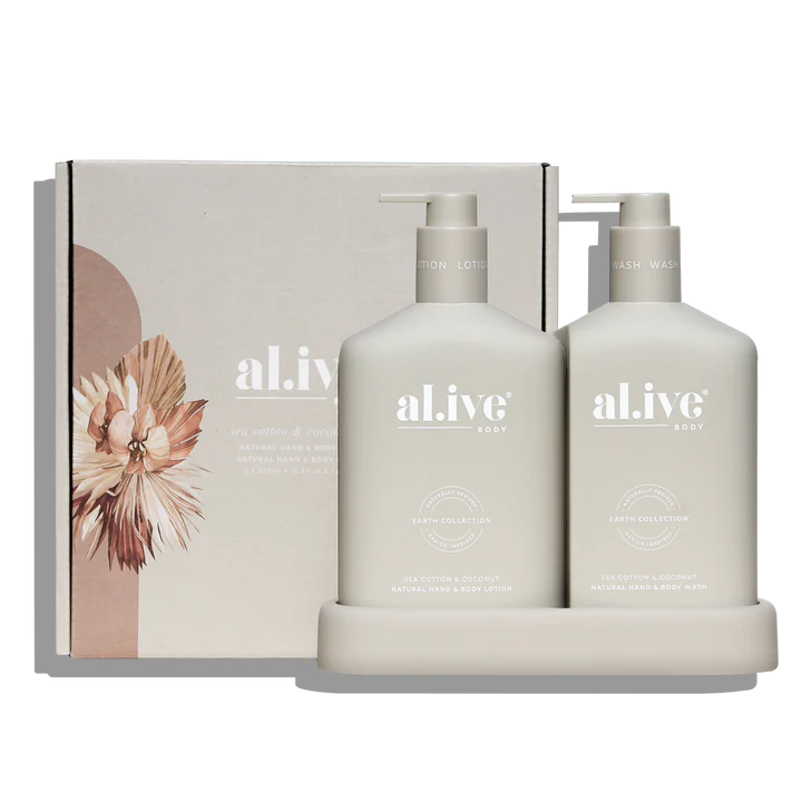 al.ive Body | Wash & Lotion Duo - Sea Cotton & Coconut