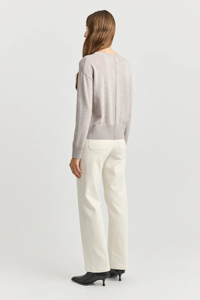 Toorallie Fine Knit Cardigan | Light Oak