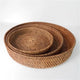 Lombok Round Trays | Antik Brown