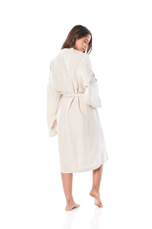 Gingerlilly | Sam Natural Linen Robe