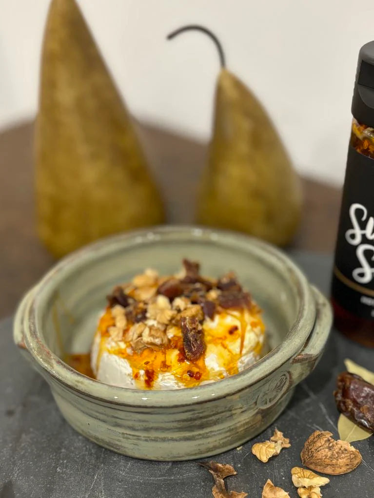 Magnolia Lane Ceramics | Cheese Baker Dish - Green