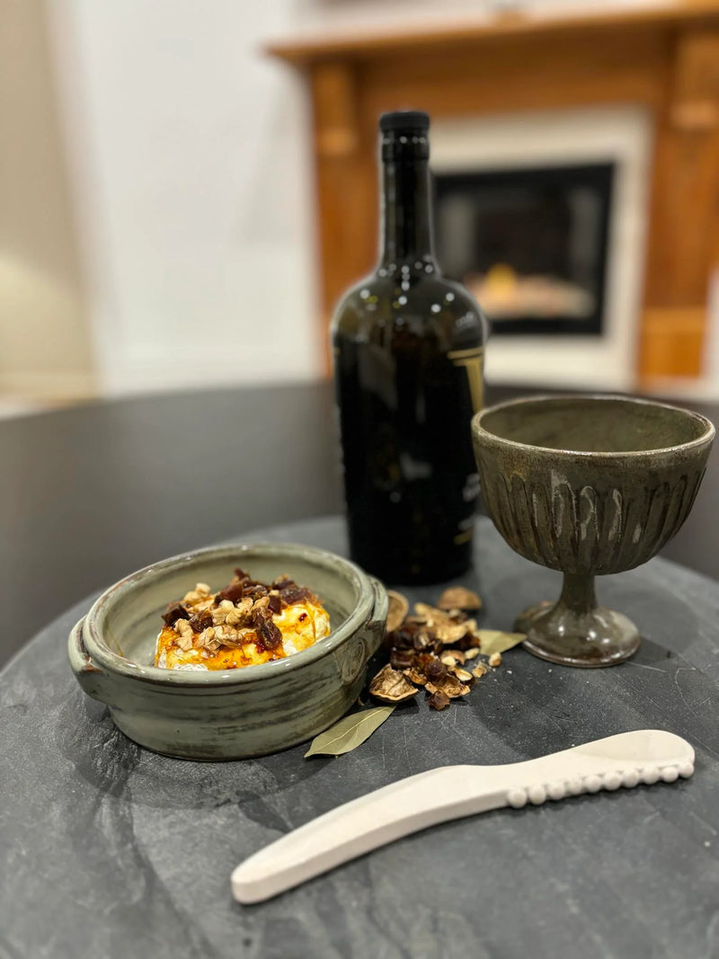 Magnolia Lane Ceramics | Cheese Baker Dish - Green