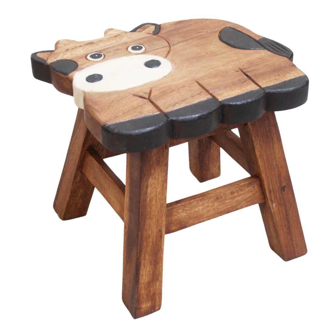 Cow Stool Kids Wooden Stool | Cow – Nicchia Boutique