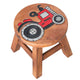 Wooden Kids Stool | Red Tractor