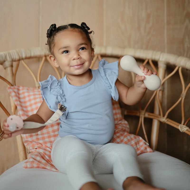 Mushie | Silicone Baby Rattle Toy