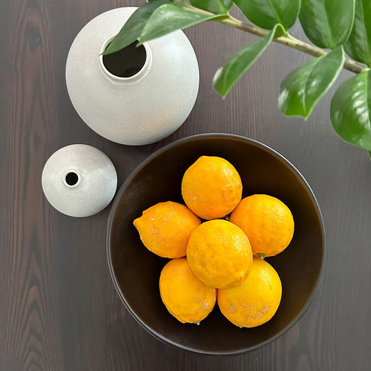 Canopy Pedestal Bowl | Black